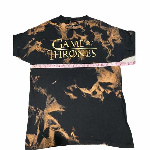 Game of Thrones Acid Wash T-Shirt‎ Black Medium - Picture 5 of 7